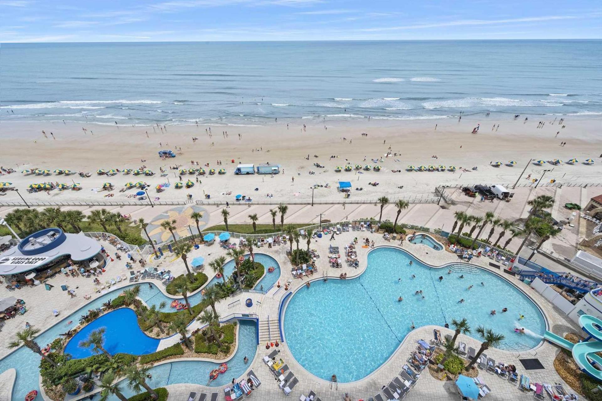 Luxury 9Th Floor 1 Bedroom Condo Direct Oceanfront Daytona Beach | 908 Экстерьер фото